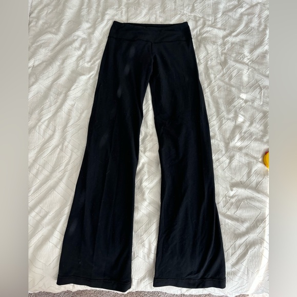 Lululemon Flare Legging Pants Black Womens Good condition - Picture 3 of 5